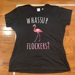 Whimsical T-Shirt-Flamingo